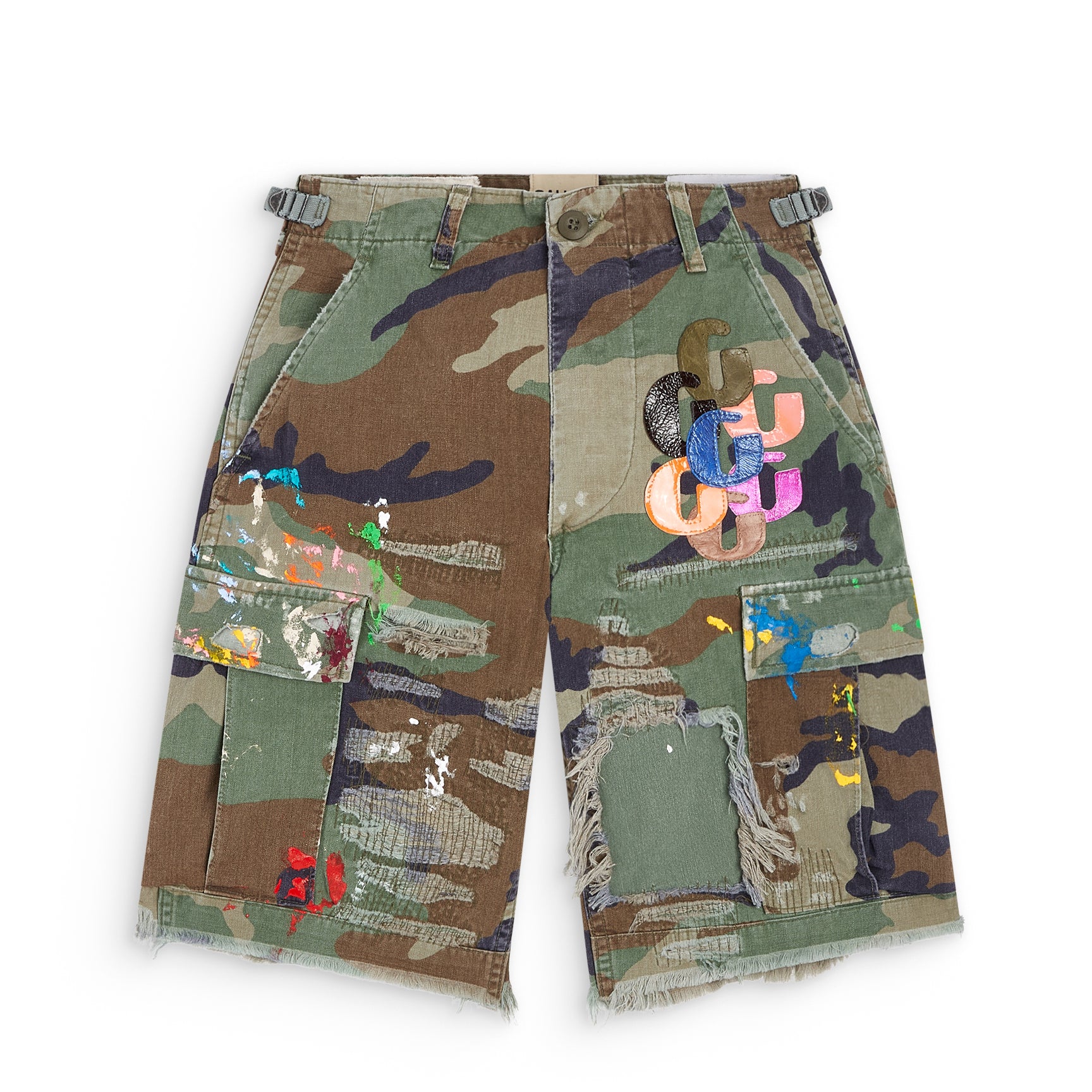 Cargo-Camo-Women-Shorts.jpg Cargo Camo Women Shorts - Image 1