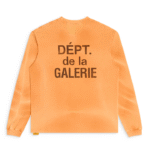 Gallery Dept French Bright Orange Sweatshirt - Image 2