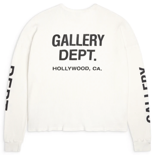 Gallery Dept Urcel Thermal Cream Sweatshirt - Image 2