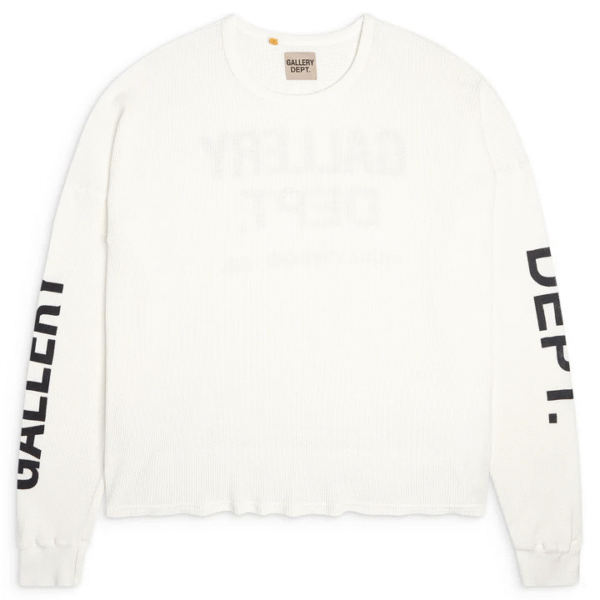 Gallery Dept Urcel Thermal Cream Sweatshirt - Image 1