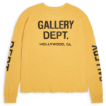Gallery Dept Urcel Thermal Yellow Sweatshirt - Image 2